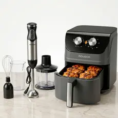 KIT AIR FRYER 4,5L ANALÓGICA E MIXER COMPLETO
