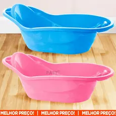 Banheira Decorada Infantil Jaguar 23L Válvula de Saída de Agua Suporte Plástico  de Sabonete Banho