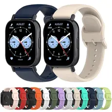 22mm Pulseira De Silicone Para Redmi Watch 5 Active / 5 Lite/ Garmin/Amazfit Bip 6/Huawei Watch GT 6 5 4 Acessórios