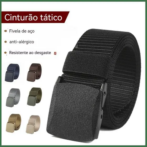 Cinto Promoção Fixador rápido moda homem Tático de Nylon com Fivela Automática Ajustável para