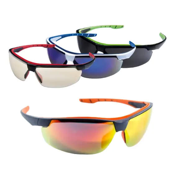 Óculos de Segurança Em Policarbonato Steelflex Neon Proteção Ciclismo Vôlei Corrida Epi