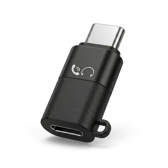 Adaptador Lightning  USB-C  Fone de Ouvido Android e Apple