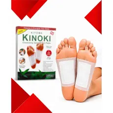 10 Kinoki Detox Para os Pés Adesivo Noturno Desintoxicante