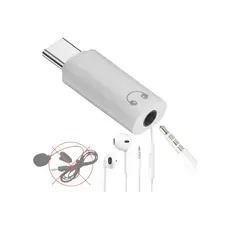 Adaptador Otg P2 Usb-c Para Fone De Ouvido Android E Ios