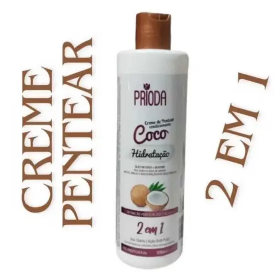 Creme de Pentear Super Hidratação Coco Prioda