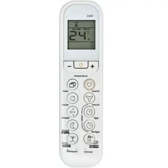 Controle Compatível Com Ar Condicionado Midea Split Vize Liv