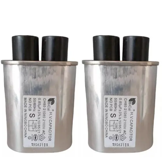 Kit 2 Capacitor De Microondas 0.85uf 2100v Original BiCai