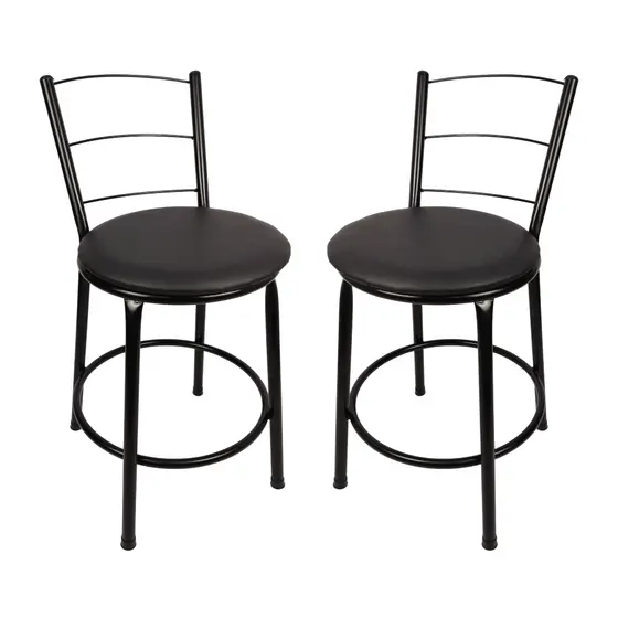 2 BANQUETAS BAIXA 3 ARAME 70 CM ALTURA TOTAL COZINHA AMERICANA