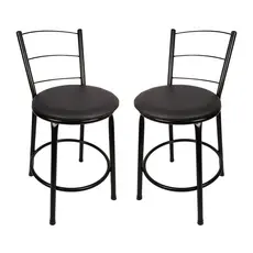 2 BANQUETAS BAIXA 3 ARAME 70 CM ALTURA TOTAL COZINHA AMERICANA