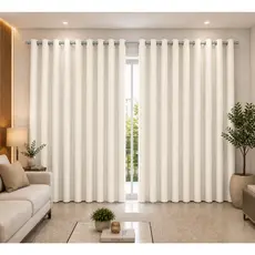 Cortina Blackout Corta Luz 100% 4m x 2,70m Largura Com Ilhós Cromado Sala, Quarto e Escritório Premium - Envio Rápido