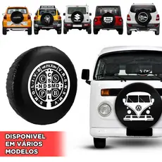 Capa de Estepe Universal Estampada Acessório Automotivo Ideal para Veículos Alta Durabilidade