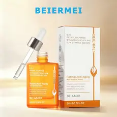 BEIERMEI Sérum 30ml Antirrugas com Retinol e Antienvelhecimento / 1.0 FL.OZ Antirrugas intenso Aperta e suaviza a pele