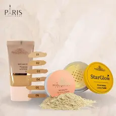 KIT BASE MATTE + PÓ TRANSLUCIDO + PÓ DE BANANA - 3 ITENS