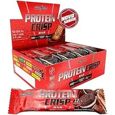 Barra De Proteína Crisp Bar 12 Unidades Integralmédica Cookies and Cream