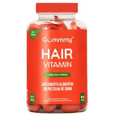 GUMMY HAIR VITAMIN 60UN CABELOS UNHAS E PELE - MELANCIA