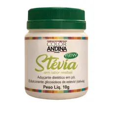 Adoçante Stévia Color Andina 10g - SEM SABOR RESIDUAL AMARGO