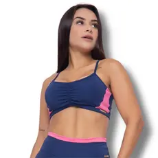 Top Fitness Academia Feminino Cris Alça Fina Com Bojo Removível