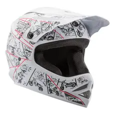 Capacete De Trilha Infantil Pro Tork Tam 54 Motocross Off-Road Cores Cartoon Next Proteção Moto Top