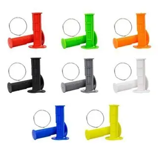 Manopla AMX Pro Par Flexível Com Arame Trava Guidão Moto Motocross Trilha Enduro Grip Resistente Top