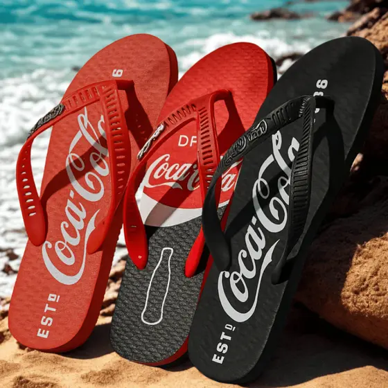 Chinelo Masculino Estiloso Sandália de Dedo Confortável Tira Larga Solado Resistente