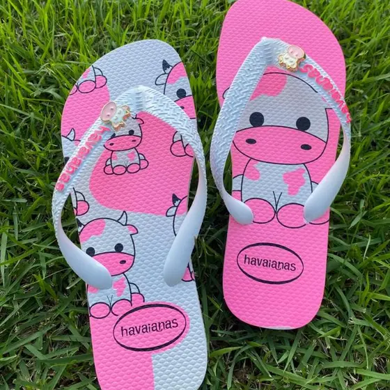 Chinelo Feminino Adulto 34/40 Confortável Estampado e Colorido  Antiderrapante Super Barato