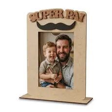 Porta Retrato Super Pai lembrancinhas Quadro Personalizado