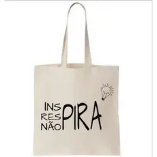 Bolsa Ecobag  Inspira Respira NÃO pira . 100%Nylon