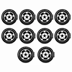 Kit 30 Porta Mix Roda De Carro Wheels Pote Lembrancinhas Aniversário