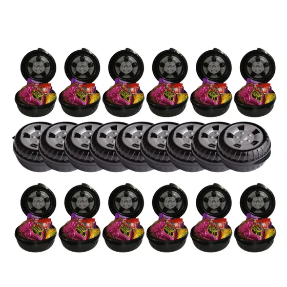 Kit 20 Porta Mix Roda De Carro Wheels Pote Lembrancinhas Aniversário