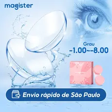 Lentes de contato com grau miopia Magister (-1.00~-8.00) Para Maquiagem 1 Par Envio de São Paulo