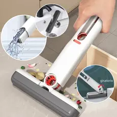 Rodinho De Pia Cozinha Rodo Mini Mop Magico Limpa E Seca -Retrátil E Pendurável