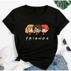 T-shirt Blusa Linda Harry Potter Camiseta Feminina Camisa Friends
