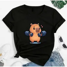 Camiseta Capivara | Estampa Exclusiva e Divertida | Conforto e Qualidade | Camisa T-shirt Blusa