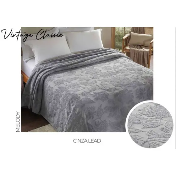 Colcha Chenille Vintage Jolitex 2,20x2,40