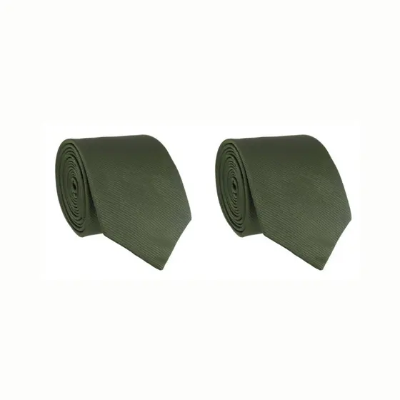 Kit com 2 Gravatas Sociais Masculinas Lisa Elegante para Casamentos Eventos e Trabalho