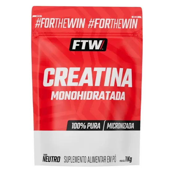 Creatina Monohidratada Pura Refil 1Kg Refil -  FTW