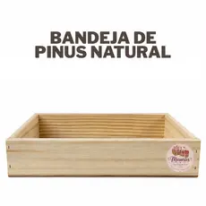 Cesta 20x30 de Madeira Pinus – Linda, Resistente e Perfeita para Organização e Decoração!