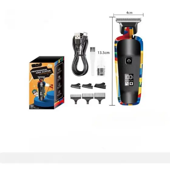 Máquina De Cabelo e Barba Para Homens Profissional Máquina De Corte Barbeador Elétrico