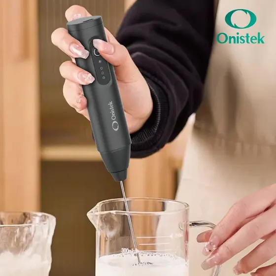 Mini Mixer Portátil Misturador de Bebidas Batedor Espumador Leite USB Recarregável Cozinha Cafe Ovo