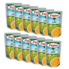 Kit C/ 12 Sache Milho Verde Conserva P/ Pizza Molhos Cachorro Quente 170g Cada Fugini