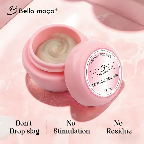 Bella Moça Removedor Creme De Cola Cílios Profissional Para Postiços Ferramenta De Extensão Creme 5g