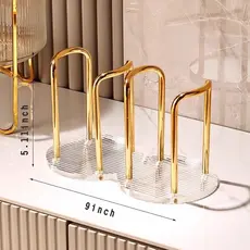 Suporte Para Copos Acrílico Descartável Assento duplo do De Chá De Água Prateleira