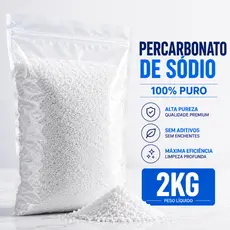 Percarbonato de Sódio 100% Puro Limpeza Pesada  250g /500g /1kg/ 2kg Tira Manchas Roupas Brancas e Coloridas