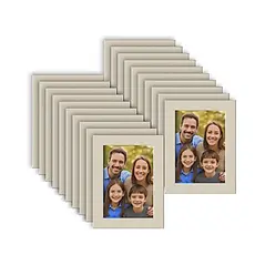 Kit Com 30 Porta Retrato A6 10x15cm Branco Com Vidro. Promoção