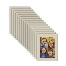 Kit Com 15 Porta Retrato A6 10x15cm Branco Com Vidro Para Foto.