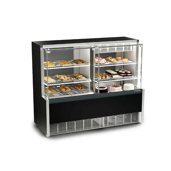 Vitrine Quente/Frio Gelopar Aurora GQEA-140R-PF 140 cm - 220V