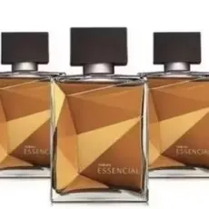 kit 03 Perfumes Masculino Natura Essencial 100ml - Fixação Prolongada e Fragrância Amadeirada