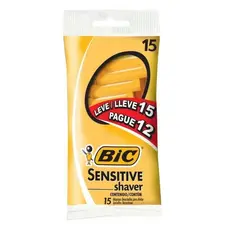 Aparelho Bic Sensitive Shaver Leve 15 Pague 12 Prestobarba Multiuso Descartável Barbeador