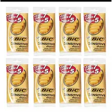 56 unid Aparelho de Barbear BIC Sensitive Shaver Leve 7 Pague 5 Unidades