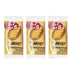 21 unid Aparelho de Barbear BIC Sensitive Shaver Leve 7 Pague 5 Unidades
